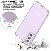 Max & Max Clear Case with Screen Protector Galaxy S21FE