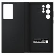 Samsung Clear View Cover Black Galaxy S22 Ultra