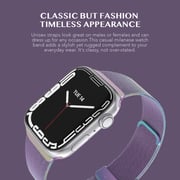 Levelo Double Milanese Watch Strap For Apple Watch 42 / 44 / 45mm - Iridescent