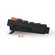Keychron K2 84 Gateron Mechanical Keyboard With Rgb, Red Switch And Hot-swappable (k2-b1h) - Black