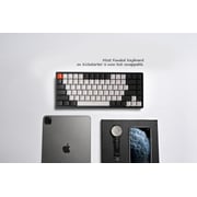 Keychron K2 84 Gateron Mechanical Keyboard With Rgb, Red Switch And Hot-swappable (k2-b1h) - Black