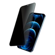 Green Lion 9h Steve Privacy Full Glass Screen Protector For Iphone 11 Pro Max - Black