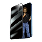 Green Lion 9h Steve Privacy Full Glass Screen Protector For Iphone 11 Pro Max - Black