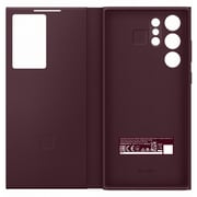 Samsung Smart Clear View Cover Burgundy Galaxy S22 Ultra