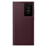 Samsung Smart Clear View Cover Burgundy Galaxy S22 Ultra