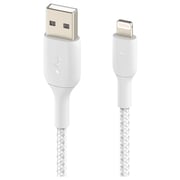 Belkin Braided Lightning Cable 2m White