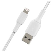 Belkin Braided Lightning Cable 2m White