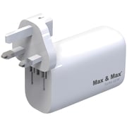 Max & Max Premium 3 Port Wall Charger White