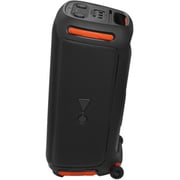 JBL Partybox 710 Party Speaker with 800W RMS Powerful Sound, Built In Lights, Splashproof Design, Smooth-Glide Wheels, Dual Connect, Sound Effects, Karaoke Mode - Black