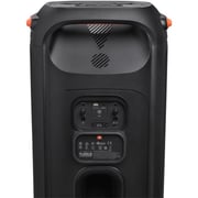 مكبر صوت للحفلات JBL Partybox 710 مع صوت قوي بقدرة RMS 800 وات، أضواء مدمجة، تصميم مقاوم لرش السوائل، عجلات انزلاقية ناعمة، توصيل مزدوج، مؤثرات صوتية، وضع الكاريوكي - لون أسود