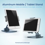 Remson Aluminum Tablet Stand Holder 360 Swivel Rotation