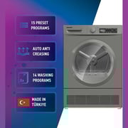 Daewoo Front Load Dryer 8 kg DW-DCD-8S15P