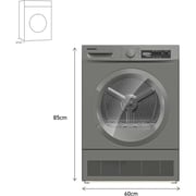 Daewoo Front Load Dryer 8 kg DW-DCD-8S15P