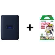 Fujifilm Instax Mini Link Smartphone Printer Dark Denim +10 Sheets