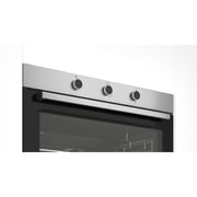 Beko 90cm Built-in Gas Oven, Fan-Assisted, 96L, Mechanical Timer, A+ Rating, Stainless Steel - BBWHT12101XS