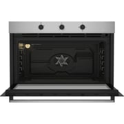 Beko 90cm Built-in Gas Oven, Fan-Assisted, 96L, Mechanical Timer, A+ Rating, Stainless Steel - BBWHT12101XS