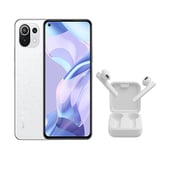 Xiaomi Mi 11 Lite 5G NE 8GB RAM 256GB Snowflake White + mi True Wireless Earphones 2s