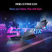 ASUS ROG Strix G15 (2020) Gaming Laptop - AMD Ryzen 7-4800H / 15.6inch FHD / 16GB RAM / 1TB SSD / 4GB NVIDIA GeForce RTX 3050 Ti Graphics / Windows 11 Home / English & Arabic Keyboard / Eclipse Grey / Middle East Version - [G513IE-HN006W]