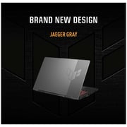 ASUS TUF A17 (2022) Gaming Laptop - AMD Ryzen 7-6800H / 17.3inch FHD / 16GB RAM / 1TB SSD / 8GB NVIDIA GeForce RTX 3070 Graphics / Windows 11 Home / English & Arabic Keyboard / Jaeger Grey / Middle East Version - [FA707RR-HX003W]