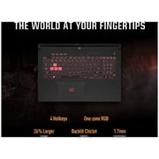 ASUS TUF A17 (2022) Gaming Laptop - AMD Ryzen 7-6800H / 17.3inch FHD / 16GB RAM / 1TB SSD / 8GB NVIDIA GeForce RTX 3070 Graphics / Windows 11 Home / English & Arabic Keyboard / Jaeger Grey / Middle East Version - [FA707RR-HX003W]