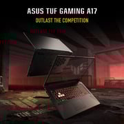 ASUS TUF A17 (2020) Gaming Laptop - AMD Ryzen 7-4800H / 17.3inch FHD / 16GB RAM / 512GB SSD / 4GB NVIDIA GeForce RTX 3050 Graphics / Windows 11 Home / English & Arabic Keyboard / Eclipse Grey / Middle East Version - [FA706IC-HX1137T]