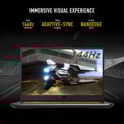 ASUS TUF A17 (2020) Gaming Laptop - AMD Ryzen 7-4800H / 17.3inch FHD / 16GB RAM / 512GB SSD / 4GB NVIDIA GeForce RTX 3050 Graphics / Windows 11 Home / English & Arabic Keyboard / Eclipse Grey / Middle East Version - [FA706IC-HX1137T]