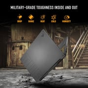 ASUS TUF A17 (2020) Gaming Laptop - AMD Ryzen 7-4800H / 17.3inch FHD / 16GB RAM / 512GB SSD / 4GB NVIDIA GeForce RTX 3050 Graphics / Windows 11 Home / English & Arabic Keyboard / Eclipse Grey / Middle East Version - [FA706IC-HX1137T]