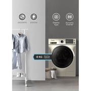 Bompani Front Load 8kg Washer / 6kg Dryer Silver - BO5283BI8500SS