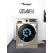 Bompani Front Load 8kg Washer / 6kg Dryer Silver - BO5283BI8500SS