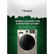 Bompani Front Load 8kg Washer / 6kg Dryer Silver - BO5283BI8500SS