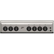 Milton Gas Cooking Range 4 Burner With Fan Oven Silver Size (60 X 60) Cm Made In Turkey Model Fs6060gts