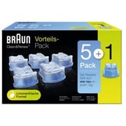 Braun Clean & Renew Cartridges for All Braun Shaver with Charge System CCR5+1