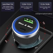 Max & Max Dual Port Fast Car Charger Black