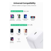 Ugreen USB-C PD Fast Charger Adapter UK 20W White