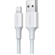 UGREEN USB-A to Lightning Cable, 2m, MFi Certified, 2.4A Fast Charging, Data Sync – White