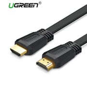 كيبل HDMI مسطح أسود 3 أمتار من يوغرين
