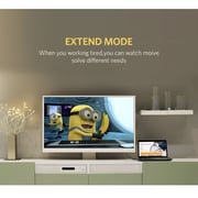 كيبل HDMI مسطح أسود 3 أمتار من يوغرين
