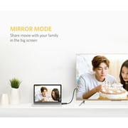 كيبل HDMI مسطح أسود 3 أمتار من يوغرين