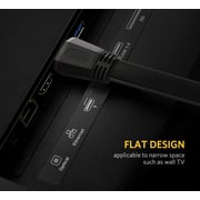 كيبل HDMI مسطح أسود 3 أمتار من يوغرين