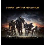 كيبل HDMI مسطح أسود 3 أمتار من يوغرين