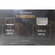Giorgio Together(brown Musk + White Musk) Edp 2 X 100ml For Men
