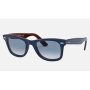Ray Ban Sunglasses Rb2140f 127873f Size 52 Frame Colour Polished Blue With Lens Light Blue Unisex