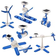 Merlin 589256 6 In 1 DIY Educational Solar Robot Kit