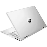 HP Pavilion x360 14 2 in 1 Laptop - 11th Gen Core i7 2.90GHz 16GB 512GB Shared Win11Home 14inch FHD Silver English/Arabic Keyboard DY1001NE 63P70EA (2022) Middle East Version