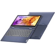 Lenovo IdeaPad Flex 3 (2019) 2-in-1 Laptop - Intel Pentium Silver-N5030 / 11.6inch HD / 128GB SSD / 4GB RAM / Shared Intel UHD Graphics 605 / Windows 11 Home S Mode / English & Arabic Keyboard / Abyss Blue / Middle East Version - [82B2005QAX]