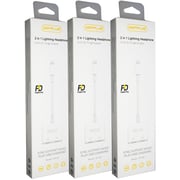 Digitplus 2 In 1 Lightning Adaptor White