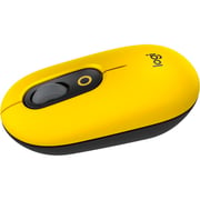 Logitech Wireless Pop Mouse with Customizable Emoji Blast Yellow