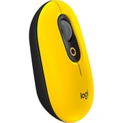 Logitech Wireless Pop Mouse with Customizable Emoji Blast Yellow