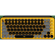 Logitech Pop Keys Wireless Mechanical Keyboard Blast Yellow