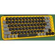 Logitech Pop Keys Wireless Mechanical Keyboard Blast Yellow